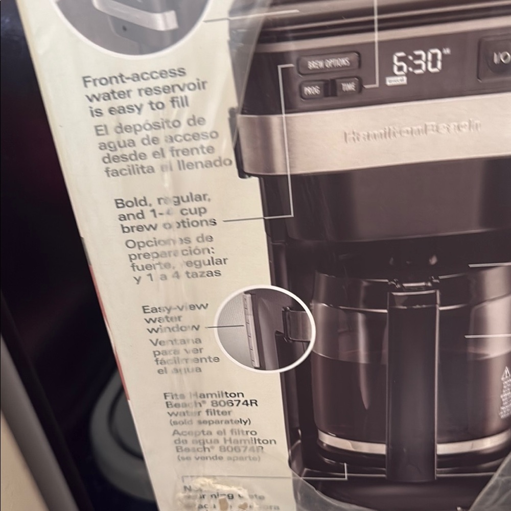 Hamilton Beach Easy Access Coffee Maker - Black - Picture 5 of 13